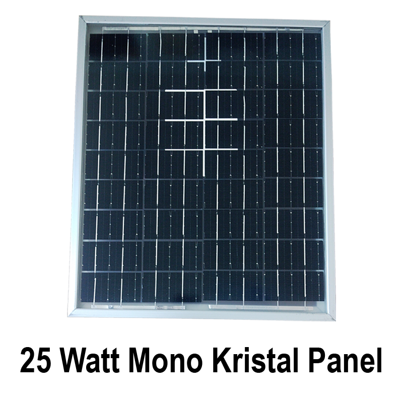 25 Watt Monokristal Güneş Paneli25 W