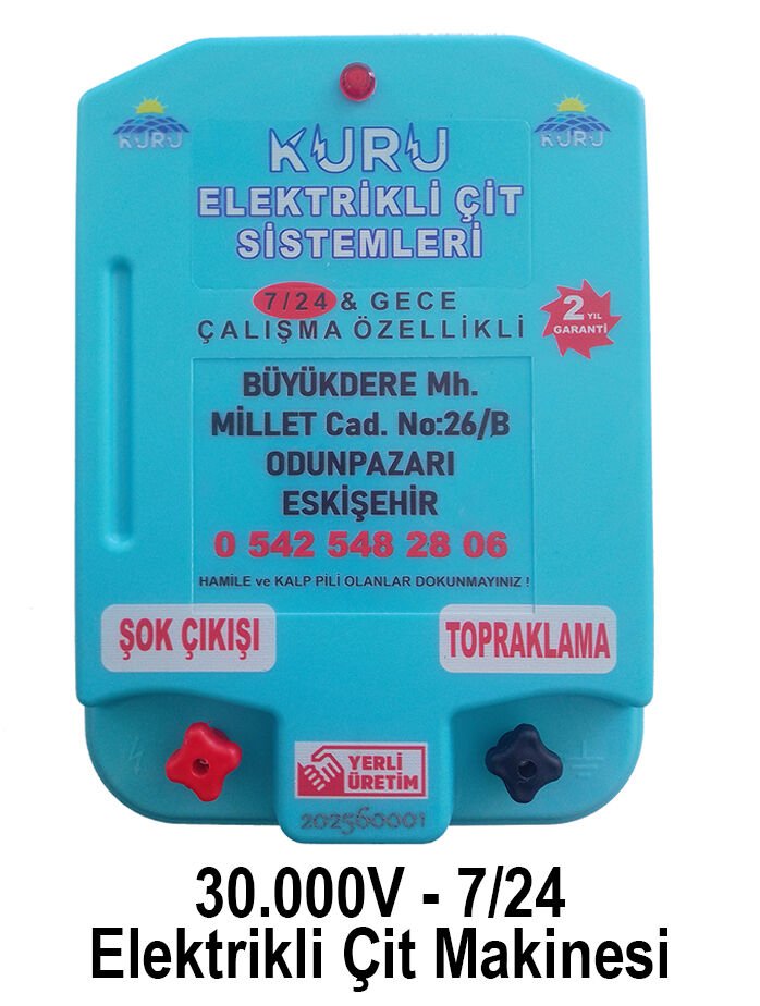 30.000 V 7/24 ÇALISMA ELEKTRİKLİ ÇİT MAKİNESİ