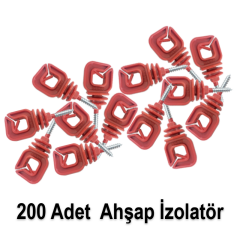 30.000 V SENSÖRLÜ ELEKTRİKLİ ÇİT MAKİNESİ / 24 AMPER JEL AKÜ /25 WATT MONOKRİSTAL GÜNEŞ PANELİ /1000 METRE İP/ 200 ADET İZALATÖR LÜ SET 3