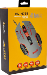 Oyuncu Gaming Mouse Kablolu 3600 dpi HELLO HL-4725
