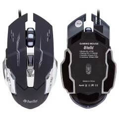 Oyuncu Gaming Mouse Kablolu 3600 dpi HELLO HL-4728