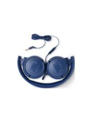 Mikrofonlu Kablolu Kulaküstü Kulaklık JBL T500 MAVİ