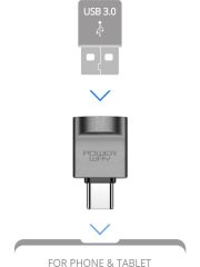 Type-C To USB 3.0 (Yüksek Hızlı) Veri Aktarımı Otg Çevirici Dönüştürücü Adaptör