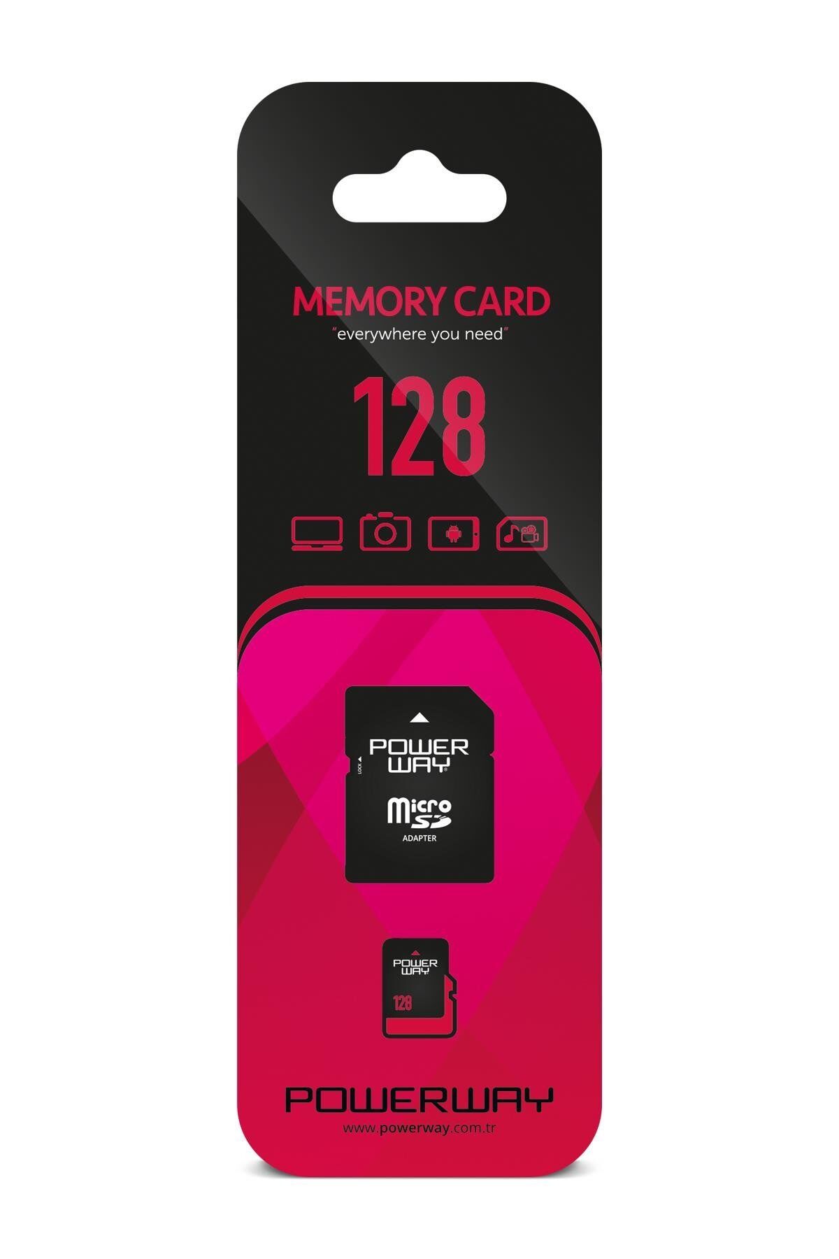 Miro SD Hafıza Kartı 128 gb SDHC Sürücü Dahil Power Way