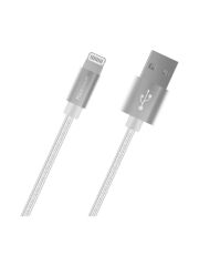 iphone Hızlı Şarj Kablosu  Polosmart Lightning PSM06 - 1 Metre Beyaz