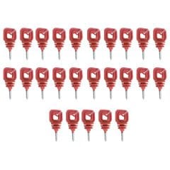 Elektrikli Çit Ahşap İzolatör 25'li Set