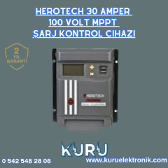 Herotech 30 Amper 100 Volt Mppt Şarj Kontrol Cihazı