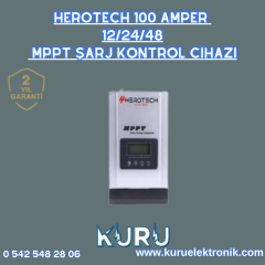 Herotech 100 Amper 12/24/48 Mppt Şarj Kontrol Cihazı