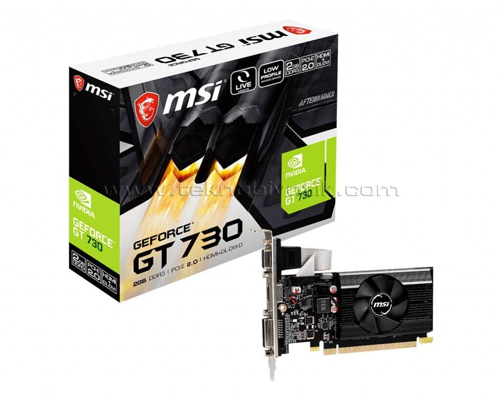 MSI GeForce GT 730 2GD3V3 2GB DDR3 128Bit NVIDIA Ekran Kartı